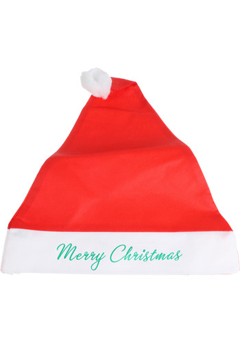 Promotional Non Woven Polyester Santa Hats