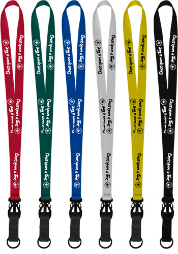 Nylon Lanyards with Plastic Slide