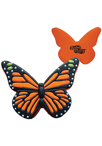 Customized Orange Butterfly Stress Reliever