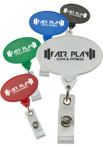 Promotional Oval Secure-A-Badges