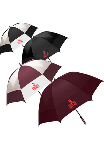 Bulk Oversized Checkerboard Golf Umbrellas