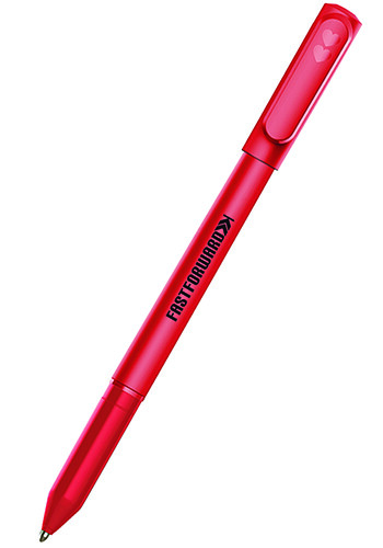 Customized Paper Mate Write Bros Red Stick Pen