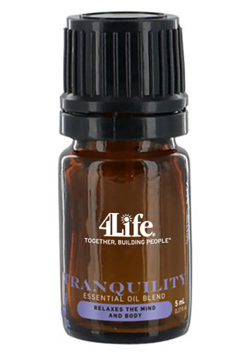 Custom 5 ml. Tranquility Essential Oil in Mini Dropper Bottles