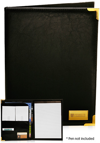Classic Leather Padfolios with Plaque | PF53L