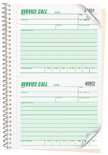 Customized Phone Message Service Call Book