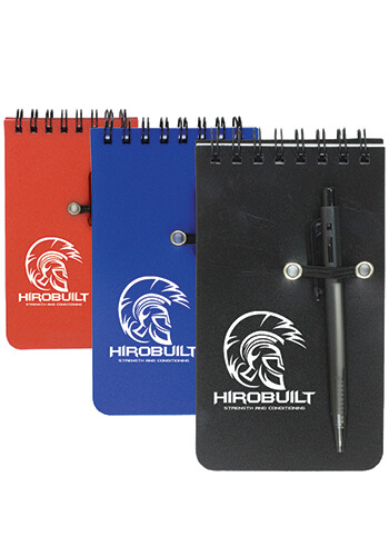Personalized Pocket Sized Spiral Jotter Notepads with Pens