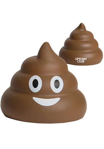 Wholesale Poo Shape Emoji Stress Balls