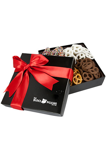 Custom 4 Delights Gift Boxes With Assorted Mini Pretzels