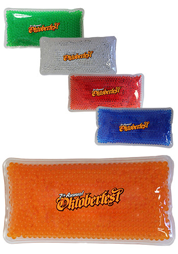 Personalized Full Color Rectangle Gel Bead Packs