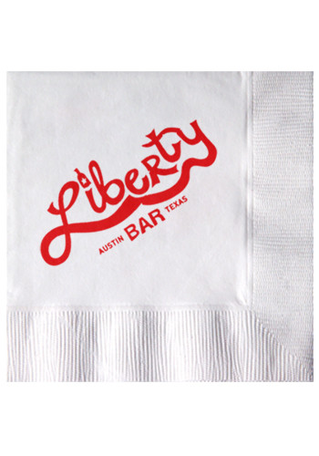 Personalized 10-Inch White 2-Ply Beverage Napkins