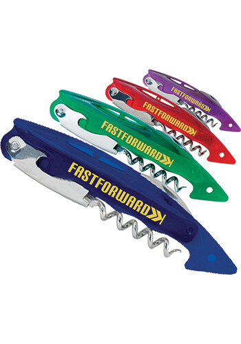 Promotional Quality Deluxe Corkscrews with Bottle Opener