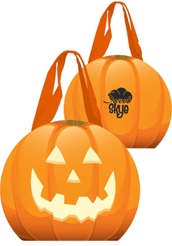 Wholesale Reflective Halloween Pumpkin Tote Bags