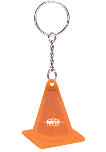 Customized Reflective Safety Cone Keytag