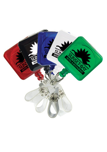 Promotional Retractable Badge Holders with Slide on Clip