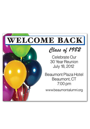Reunion / Balloons 3.75in x 3in Magnets