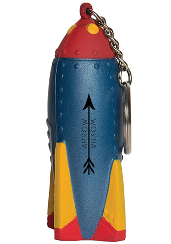 Custom Rocket Stress Ball Keyrings