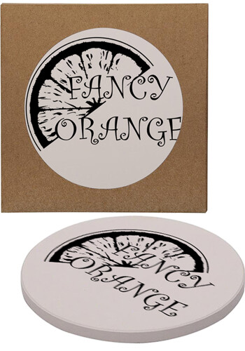 Promotional Round Absorbent Stone Coasters