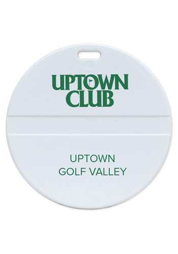Personalized Round Golf Bag Tags