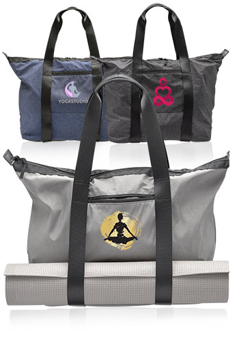 Tote Bags with Yoga Mat Insert
