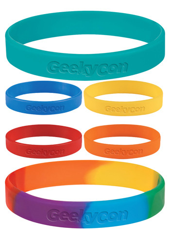 Customized Single Color Silicone Bracelets