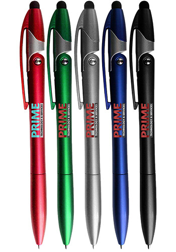 Wholesale Sleek 3-in-1 Stylus Pen