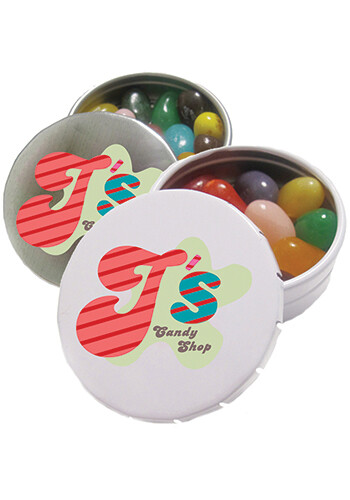 Personalized Snap-It Tins with Jelly Belly Fillings