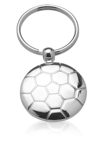 Round Silver Keychains | HLEBKSOCCER