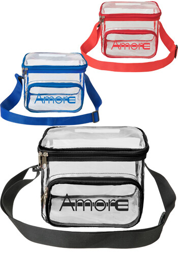 Bulk Stadium Approved Clear Lunch Bag with Front Pocket