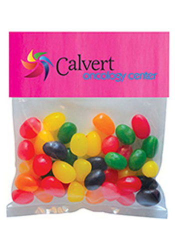 Custom Standard Jelly Beans in Small Header Pack