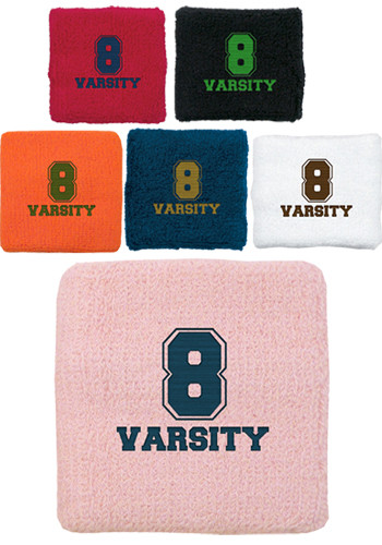 Customized Terry Cloth Wristbands