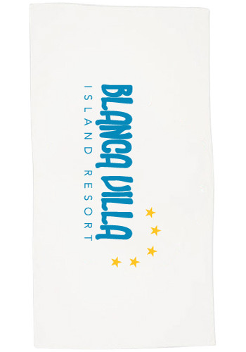 Bulk Terry Velour Hemmed Beach Towels