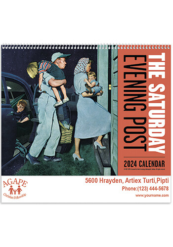 Wholesale The Saturday Evening Post - Spiral Calendars
