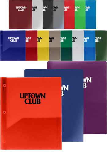 Custom Three Prong Twin Pocket Presentation Folder