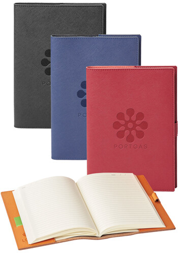 Promotional Toscano Genuine Leather Refillable Journal
