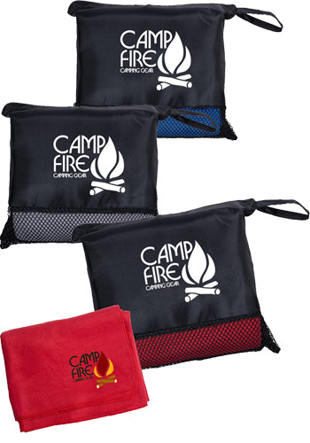Promotional Travel Blankets In Pouch