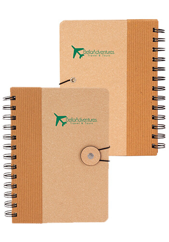 Customized Two-Tone Kraft Notebook