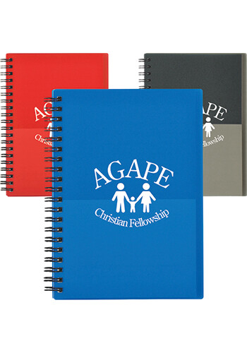 Promotional Two-Tone Spiral Notebook