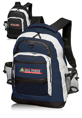 Customized Two Tone Travelers Backpacks