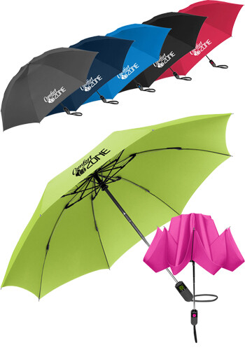 Personalized Unbelievabrella Automatic Reverse Compact Umbrella