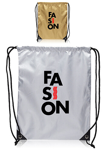 Personalized Urban Shiny Drawstring Bags