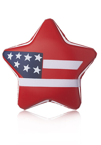 Custom USA Star shaped stress balls