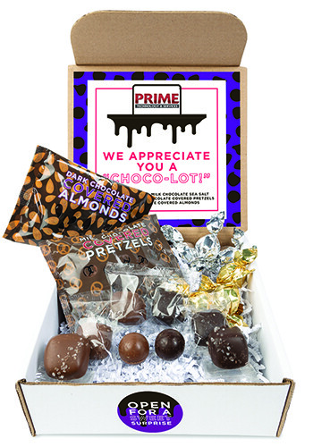 Wholesale We Appreciate You a Choco-Lot Chocolate Mailer