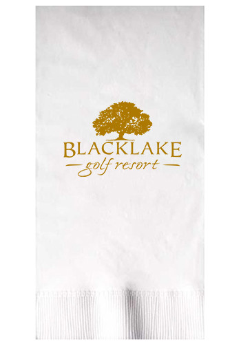 Personalized White 2-Ply Dinner Napkins