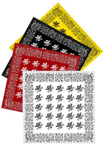 Personalized 22W x 22H Solid Bandanas