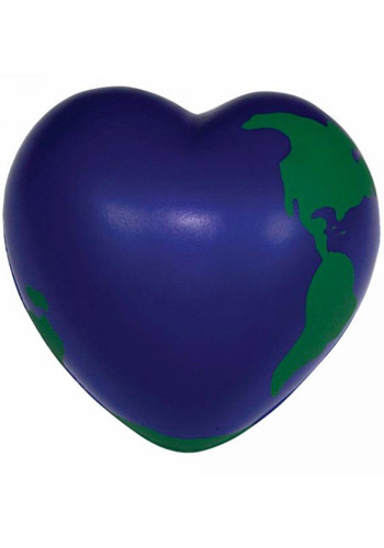 Customized World Heart Stress Balls