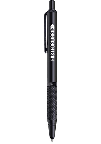 Promotional Zebra G-450 Retractable Gel Pen with Rubber Grip