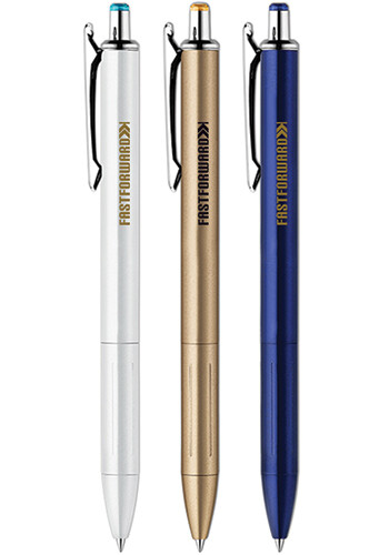 Personalized Zebra Sarasa Grand Brass Retractable Gel Pen