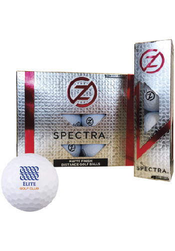Promotional Zero Friction Spectra Matte Finish Golf Balls