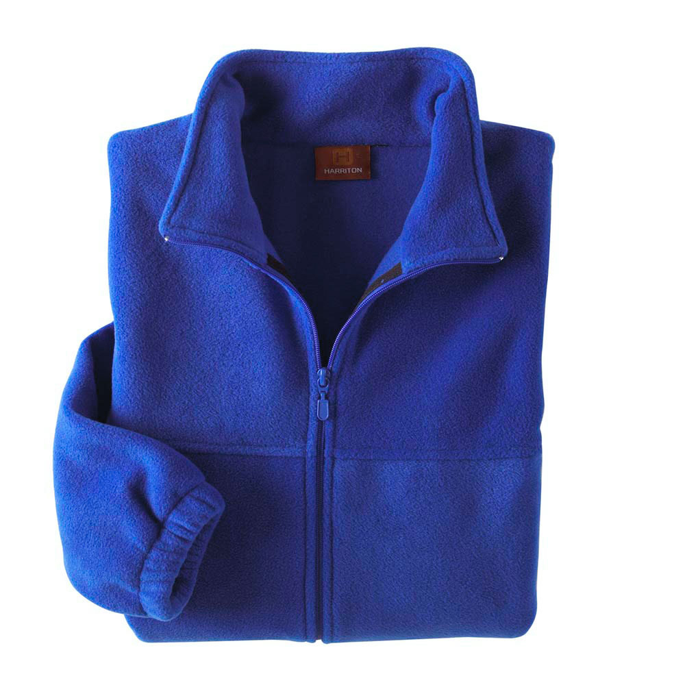 Embroidered Harriton Men's Full-Zip Fleece Jackets | M990 - DiscountMugs