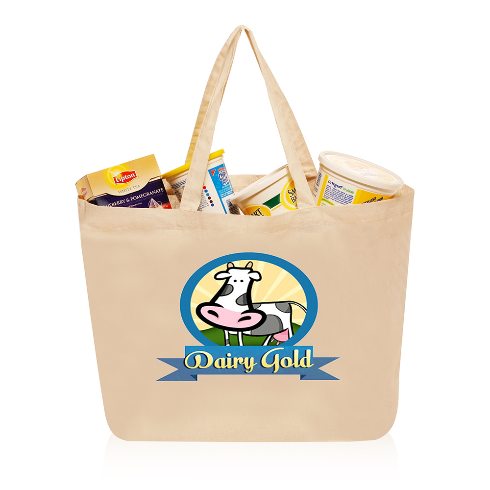 Personalized 14W x 16H inch Large Cotton Shoping Bags | TOT211 ...